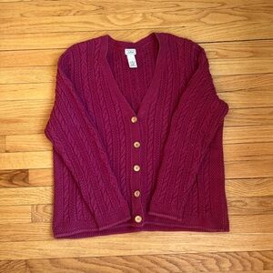 Vintage 90s L.L. bean knit cardigan